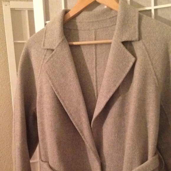 Grey Fleece Coat - Picture 2 of 5